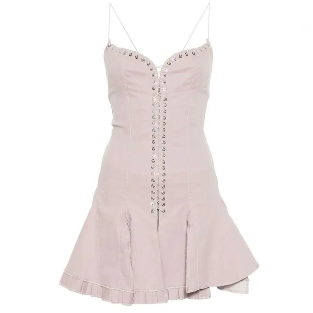 Ludovic de saint sernin lace up dress